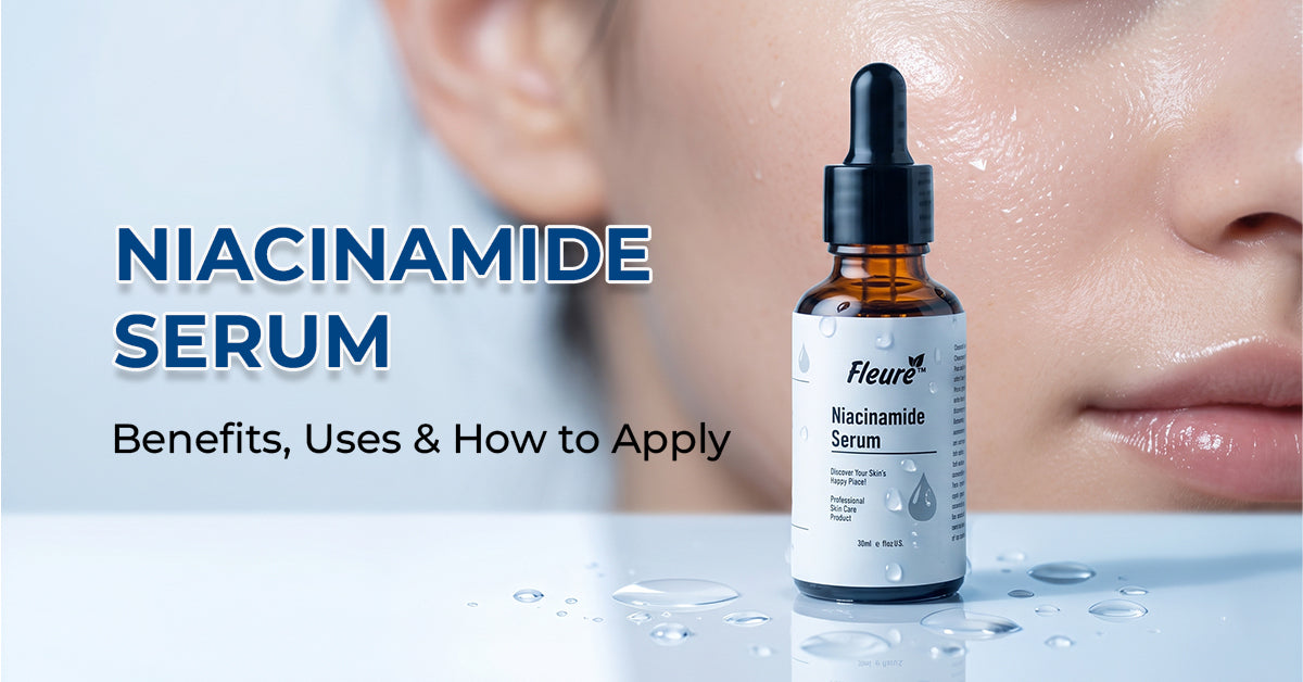 Niacinamide serum for oily, acne-prone skin with benefits, uses, and application guidance