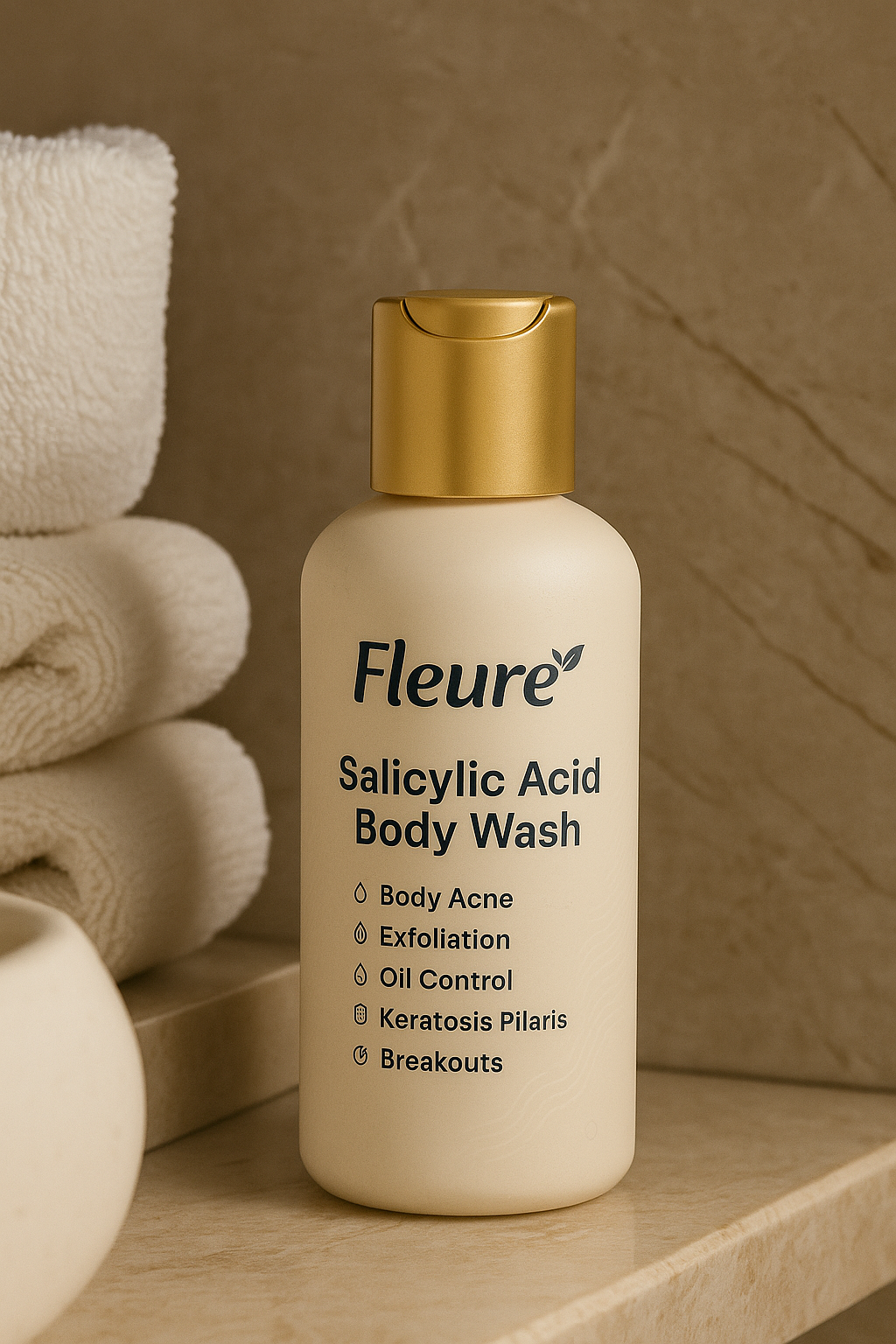 Salicylic acid body wash