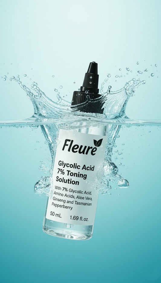 Fleuré 7% Glycolic Acid Toner for uneven skin tone and dullness in Pakistan