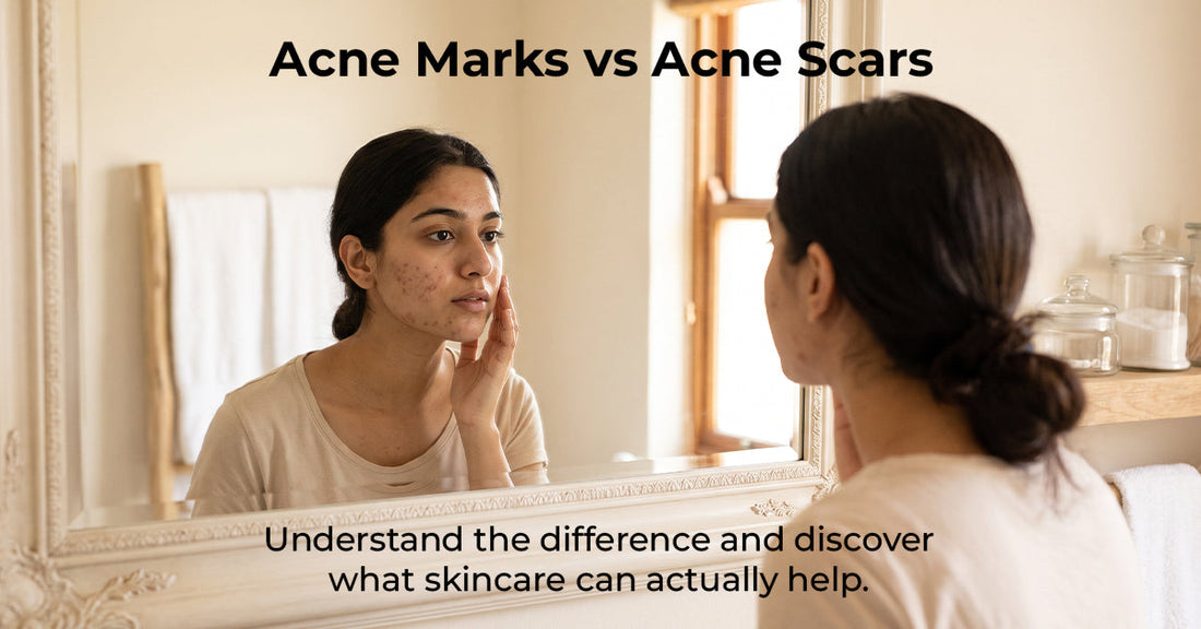 Acne marks vs acne scars and how skincare ingredients may help improve post-acne concerns