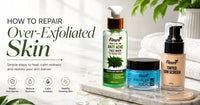 How to repair over-exfoliated skin and restore the skin barrier with a gentle skincare routine