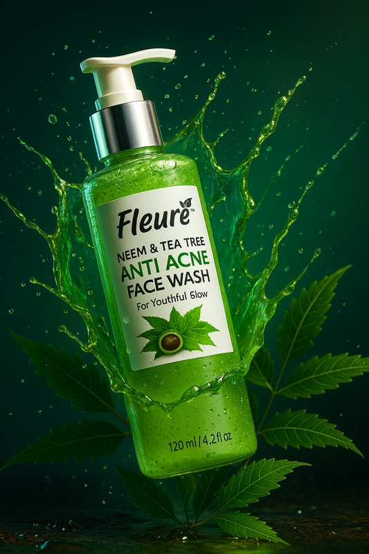 Anti Acne Face Wash with Tea Tree & Neem