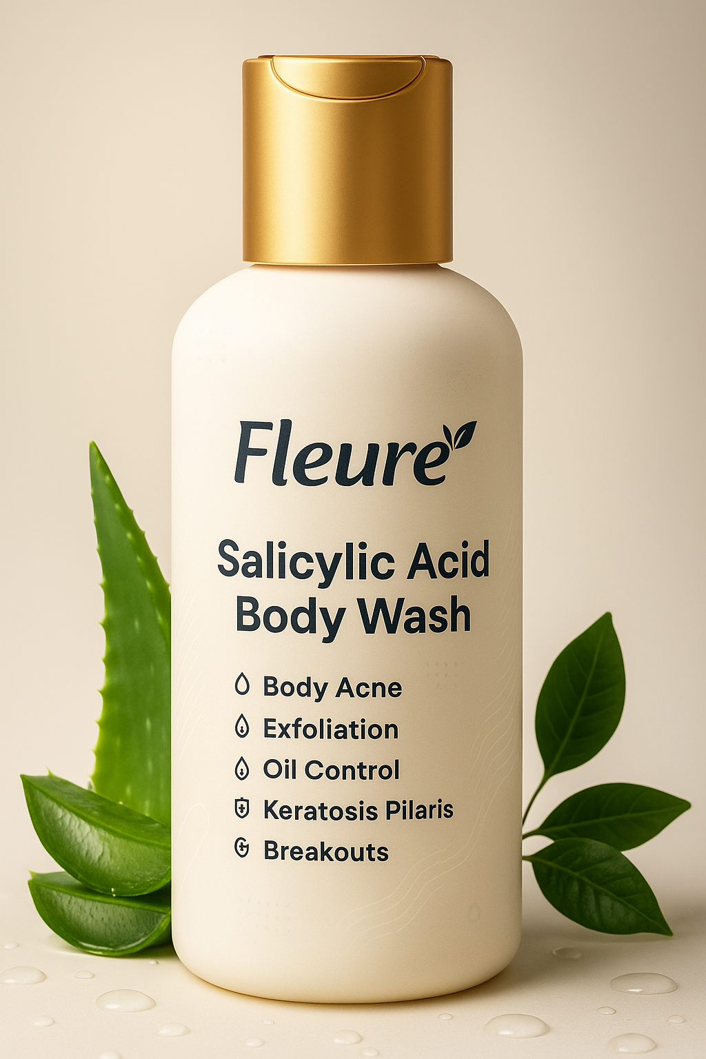 Salicylic acid body wash