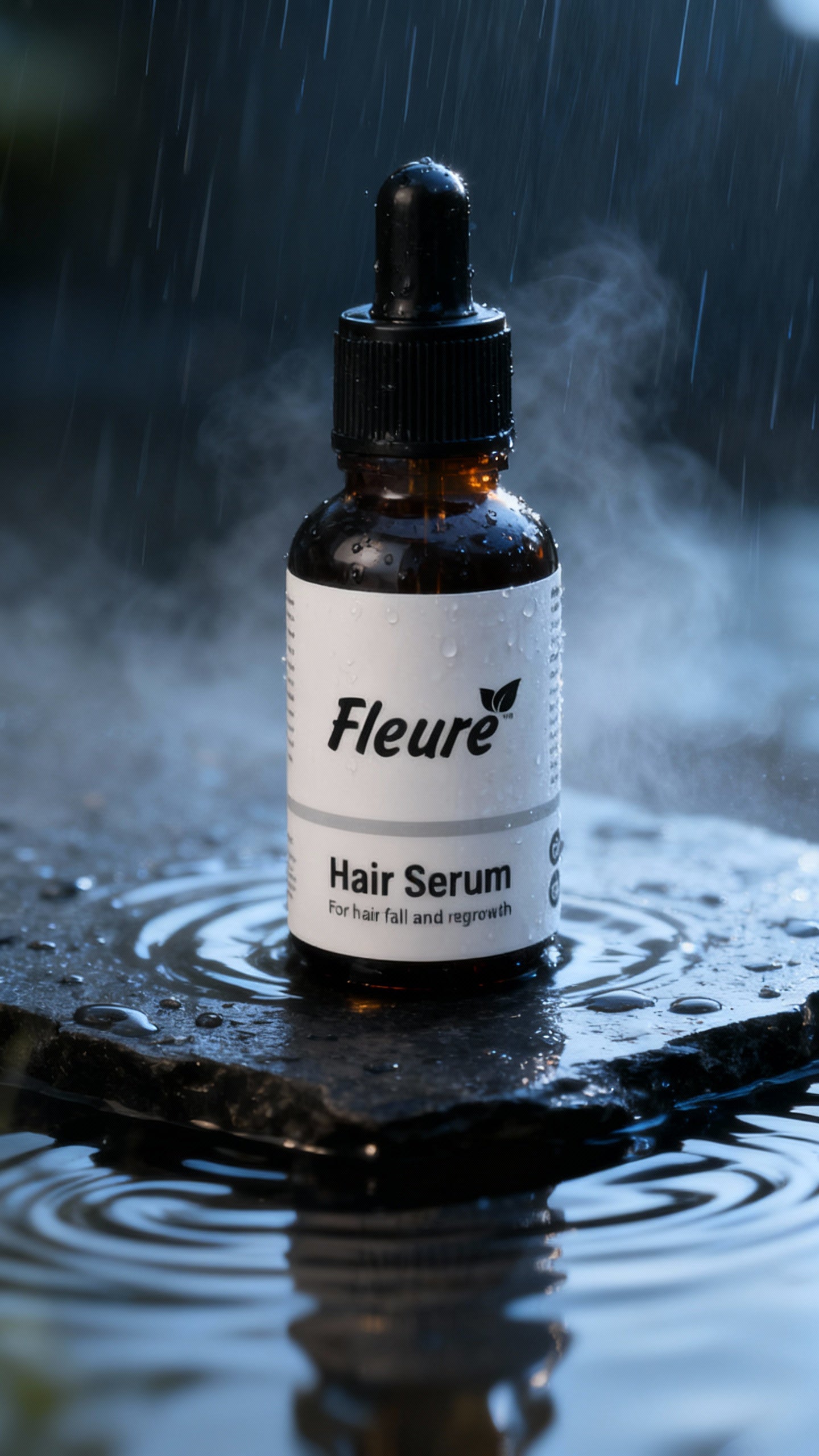 Anti hair fall serum for women and men - Fleuré hair growth serum Pakistan, promotes thicker hair
