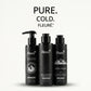 Complete summer skincare routine with Fleuré menthol face wash, shampoo and body wash