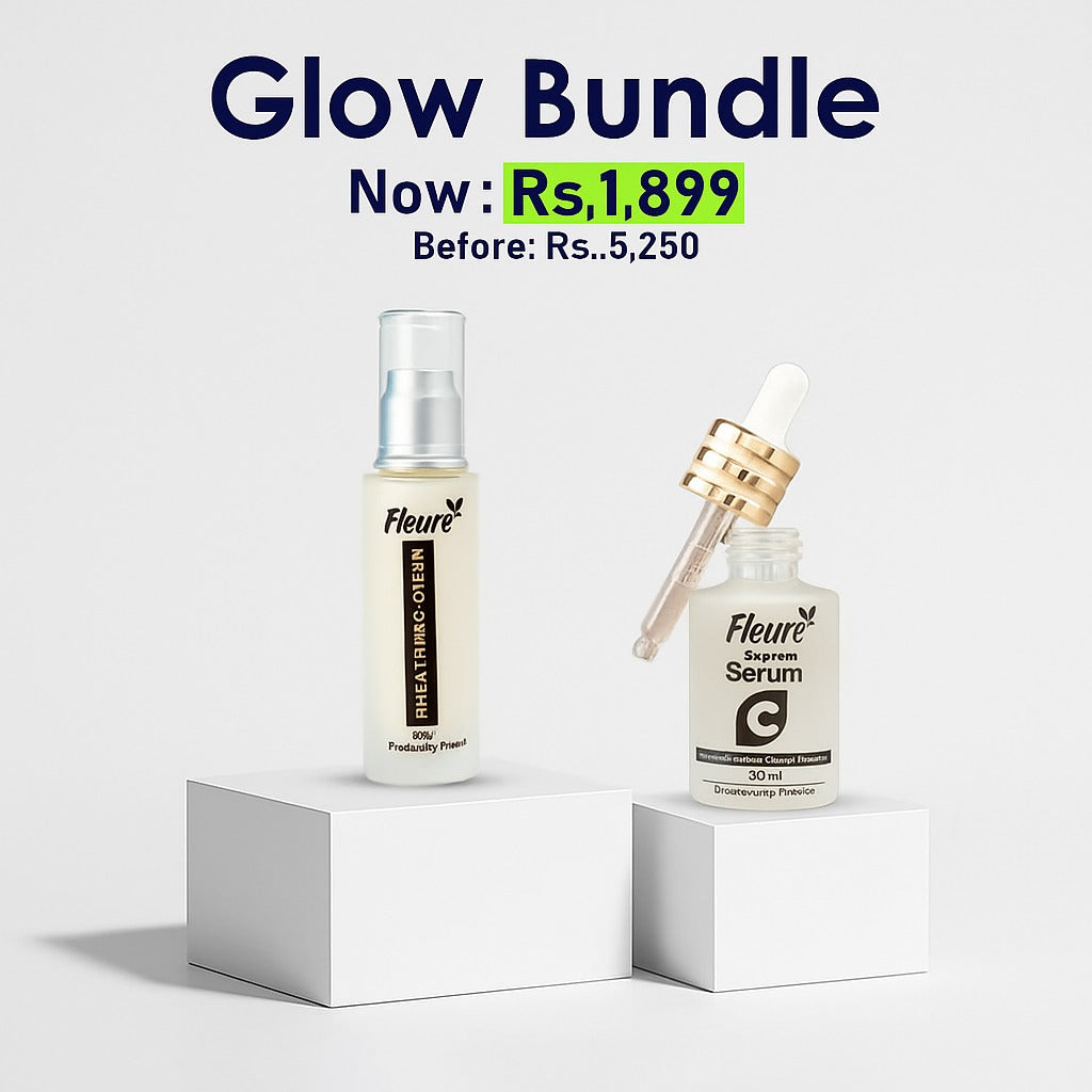 Glow Bundle (vitamin c serum + brightening cream)