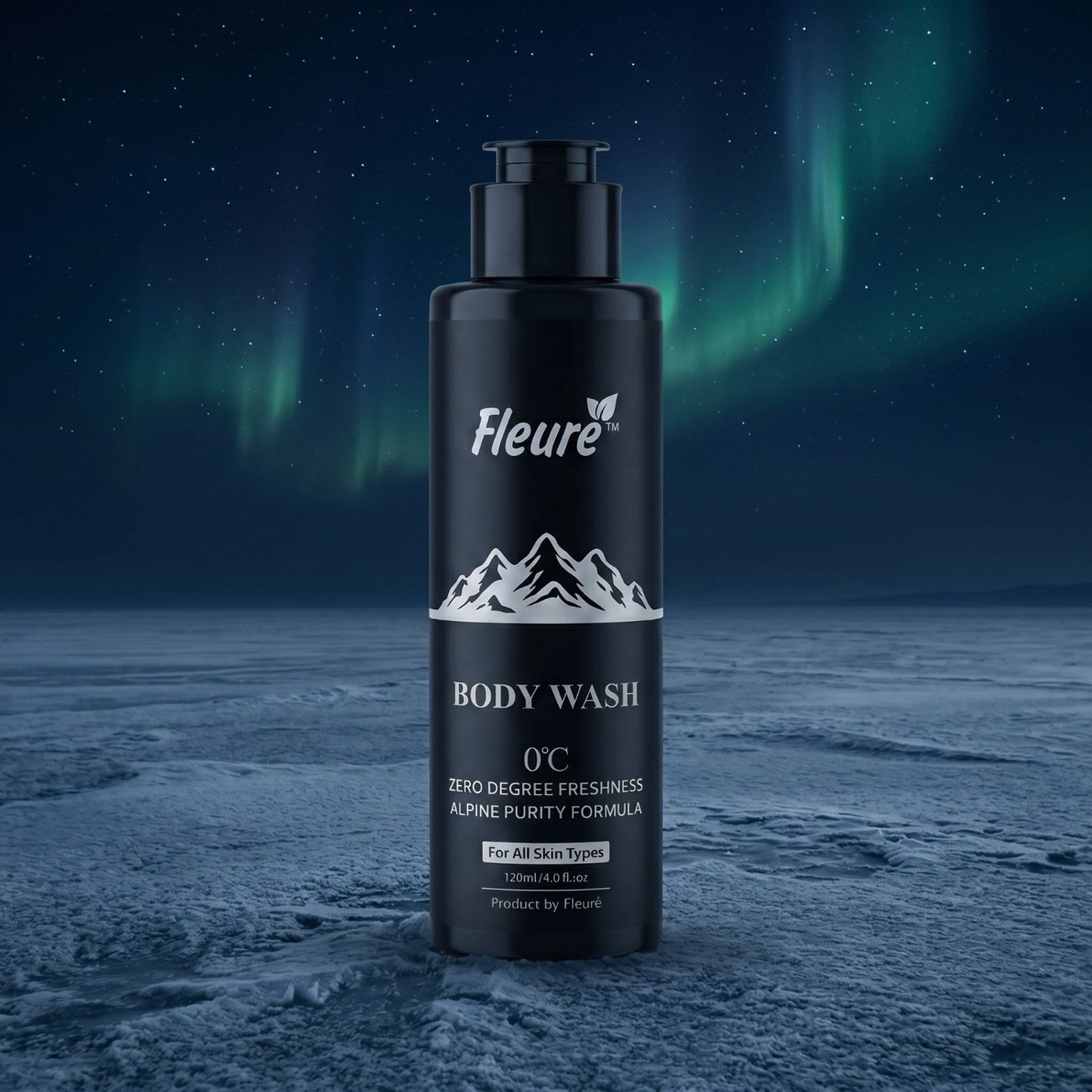 Everyday cooling body wash for all skin types, zero degree menthol freshness
