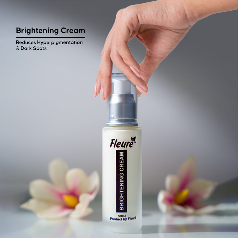 Fleuré Brightening Cream is made for customers who want a practical solution for dull skin, dark spots, hyperpigmentation, and uneven skin tone. Instead of relying on harsh wording or overpromised results, this formula focuses on everyday brightening care, hydration support,t and a healthier looking glow.