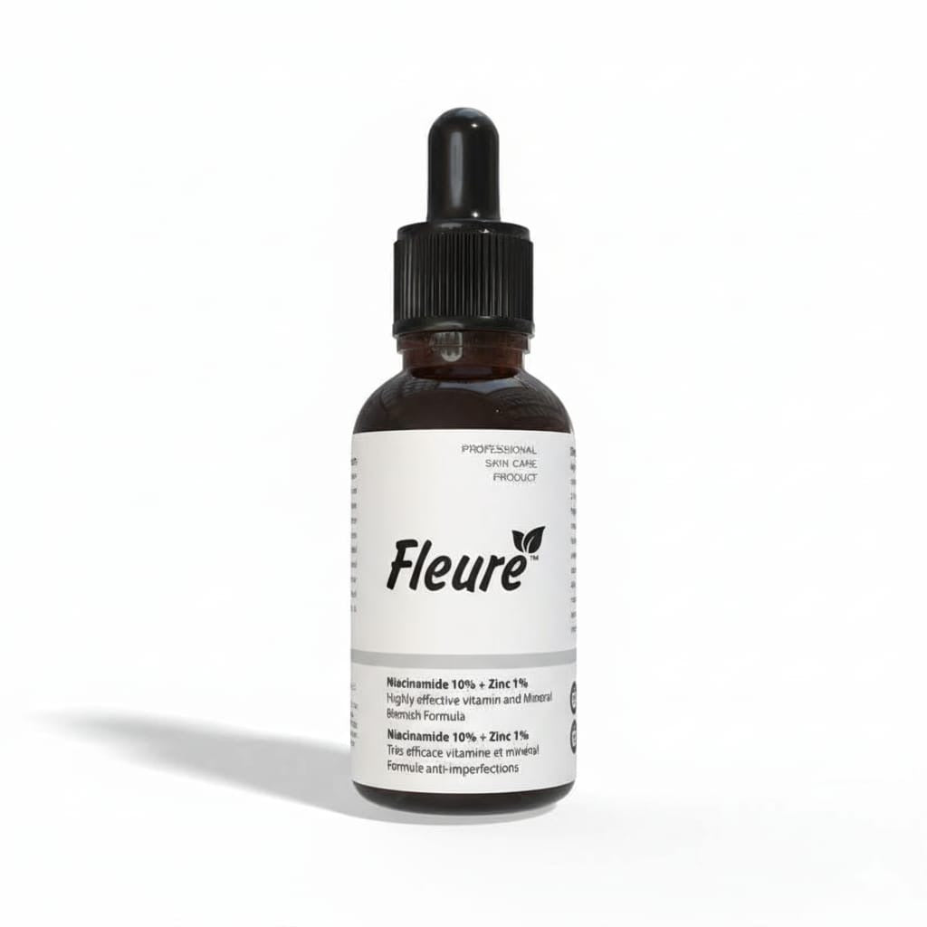 Fleuré Niacinamide Serum 30ml – pore minimising and oil control face serum with Vitamin B3 and Zinc PCA in Pakistan
