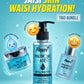 Fleure hyaluronic acid bundle with face wash serum and moisturizer gel
