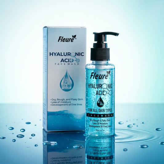 Hyaluronic Acid Beads Face Wash bottle for hydration and deep cleanse