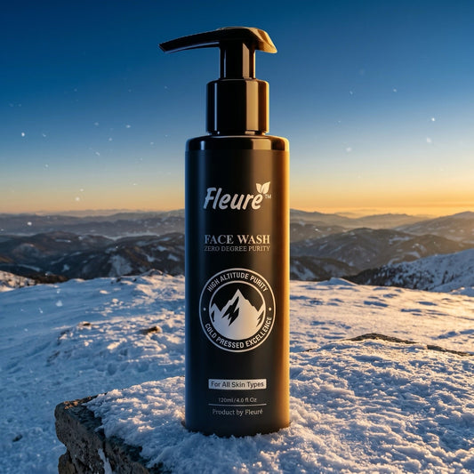 Menthol face wash for pimples with Niacinamide and Aloe Vera, paraben-free acne wash
