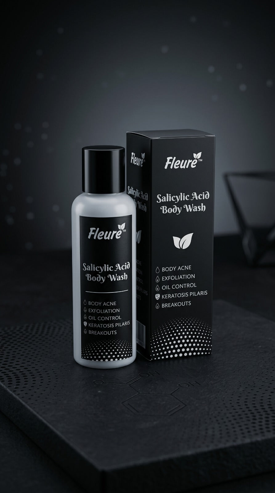 Salicylic acid body wash