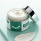Fleuré Feet Crack Cream rich texture — open jar and cream swatch