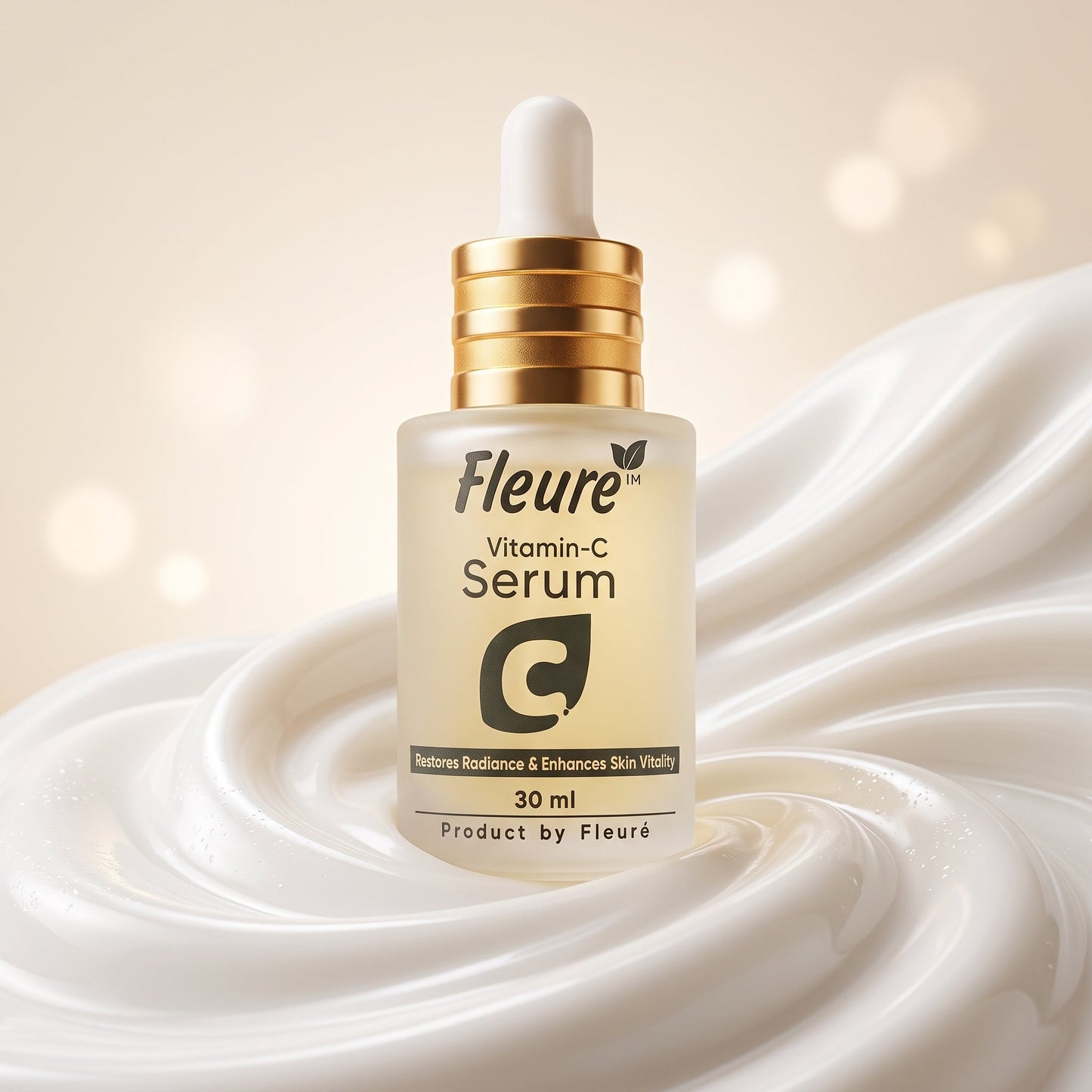 Fleuré Vitamin C Serum 30ml — silky finish for a luminous complexion
