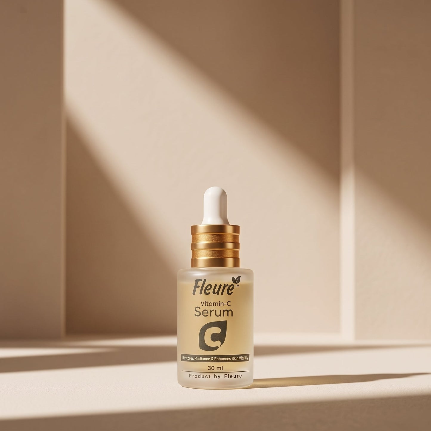 Fleuré Vitamin C Serum 30ml — brightening face serum, cruelty-free formula